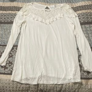 White long sleeved shirt